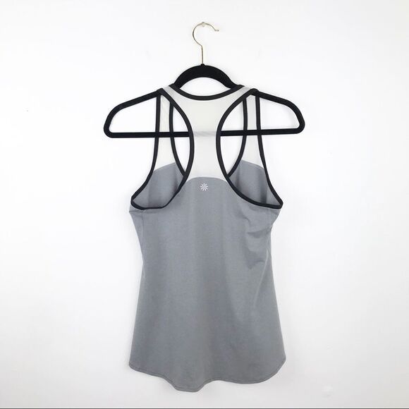 Athleta‎ gray chi mesh tank racer back - Picture 4 of 4